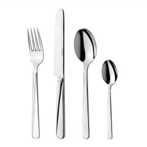 Príbor Vektra - 24 dielna súprava / pieskovaná