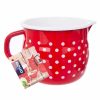 Červený bodkovaný hrnček 1,9L, Séria Bodka